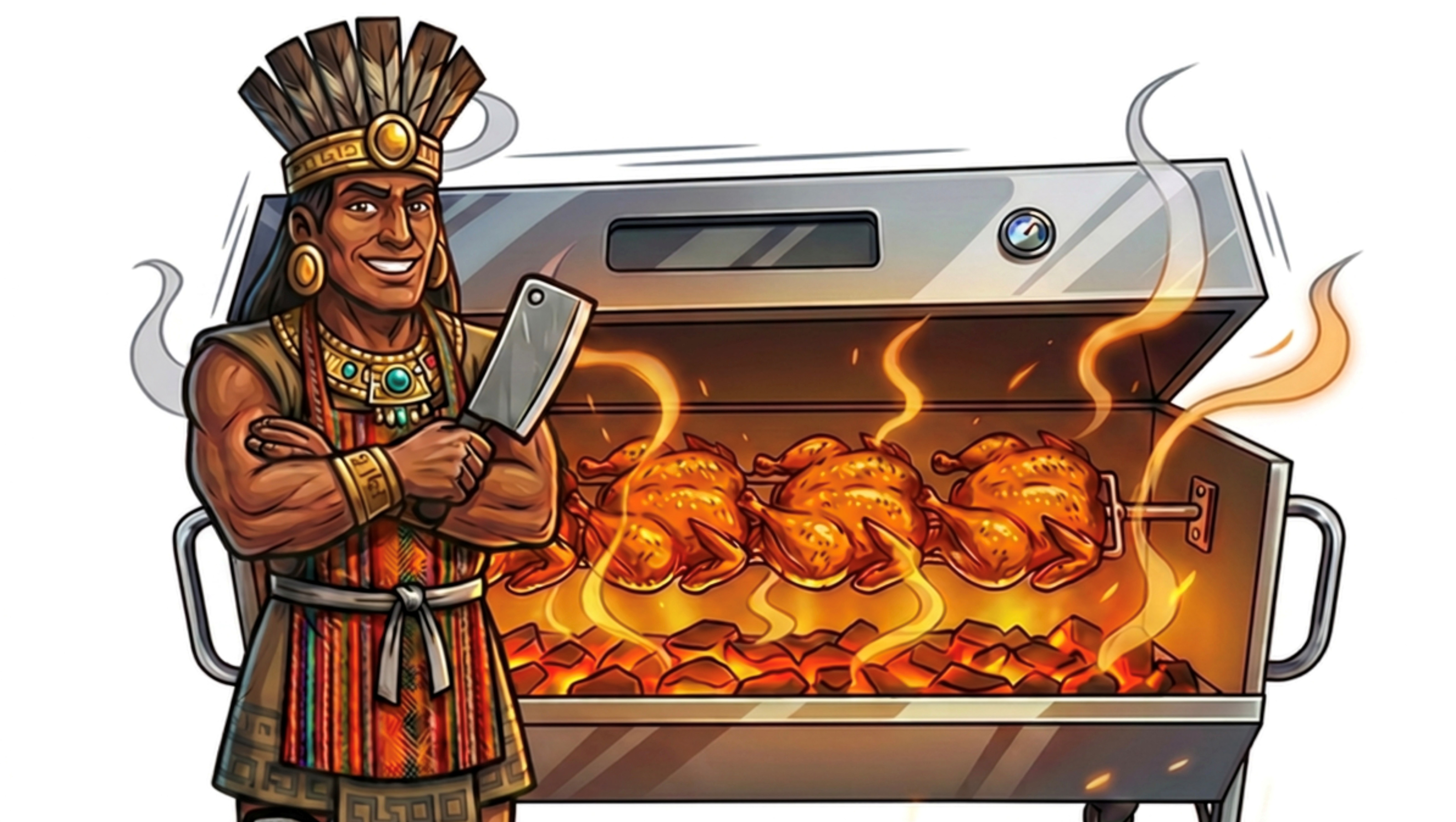 Da Cook N Incan Logo